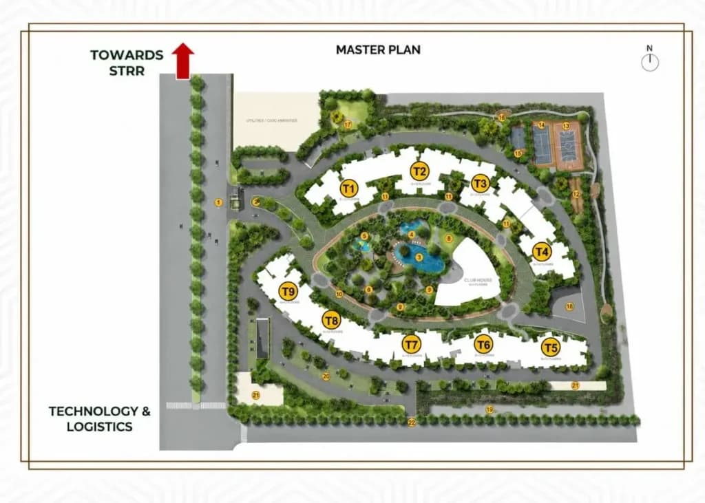 Prestige Parklane masterplan